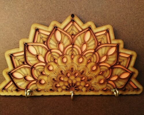 Llavero de Pared Mandala: Diseño Único y Funcional