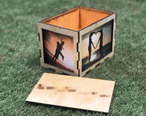 Caja portarretratos decorativa y funcional