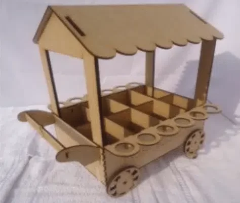 Carrito para dulces portátil