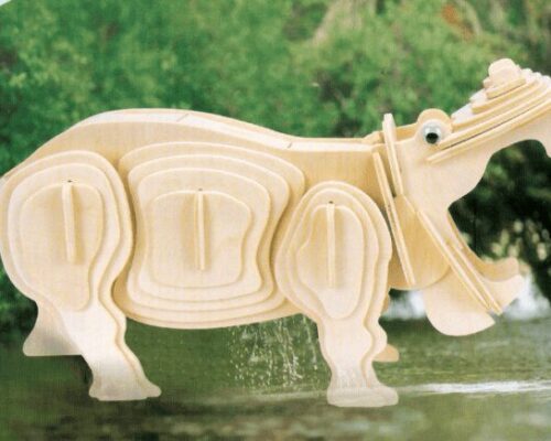 Modelado 3D de Hipopótamo