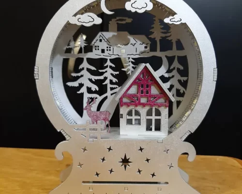 Lámpara Bola de Nieve: Ilumina tu Espacio con Magia