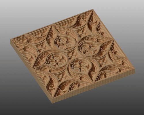 Mandala Cuadrado Multicapa: Arte y Relajación