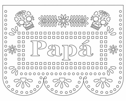 Papel Picado para Papá: Decoración Ideal para el Día del Padre