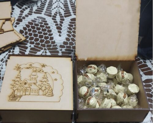 Cajas de Regalo Navideñas para Chocolates