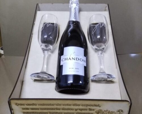 Caja Elegante para Champagne