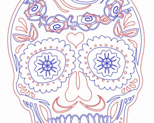 Guirnalda de Calavera en Esfera