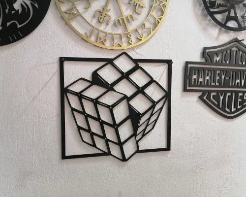 Cuadro del Cubo Rubik: Arte y Diseño
