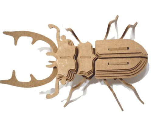 Escarabajo 3D Armable para Manualidades