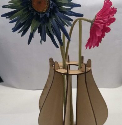 Florero desmontable y personalizable