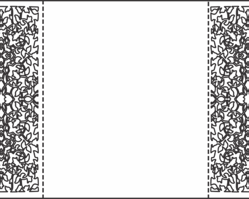 Invitación de Tres Paneles: Diseños Creativos y Elegantes