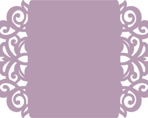 Invitación Semicircular: Diseño Creativo y Elegante