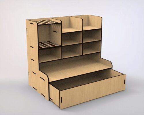 Organizador Vertical con Cajón: Solución Ideal para Ordenar tu Espacio