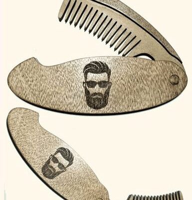 Peine de Madera Portátil para Cabello