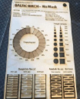 Plantilla de Grabado Personalizada para Artesanía