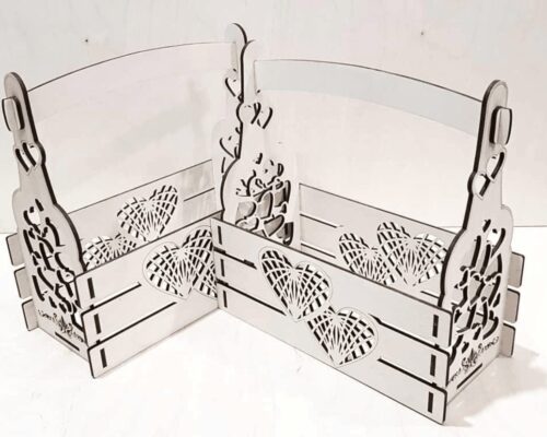 Cajas para botellas en forma de Corazón