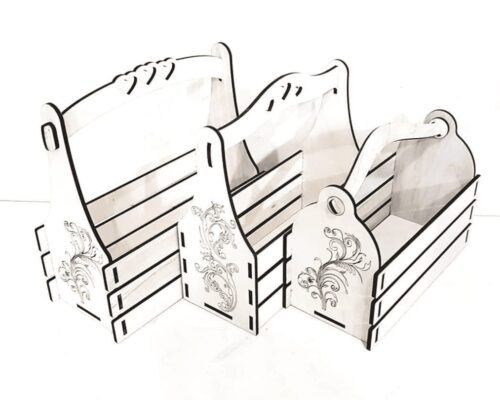 Cajas para botellas: Set de almacenamiento elegante y práctico