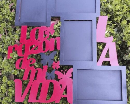 Portarretratos "La Razón de Mi Vida" - Marco Personalizado para Recuerdos