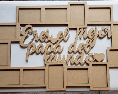 Marco de fotos para papá con 13 imágenes personalizables