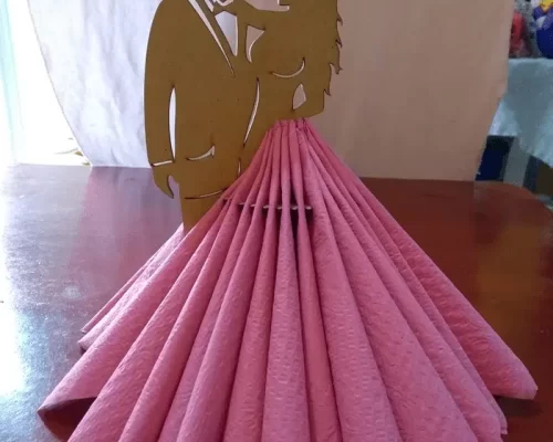 Servilletero de Boda Personalizado