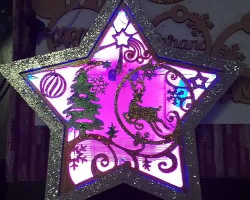 Estrella Decorativa Navideña para el Hogar