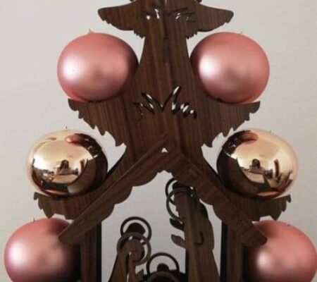 Árbol de Navidad con Soporte para Esferas