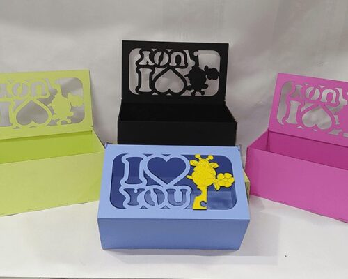 Caja troquelada "Te Amo"