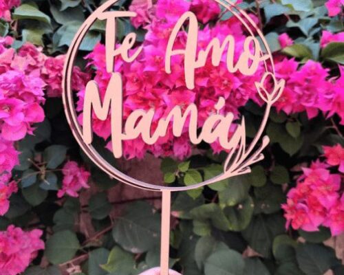 Decoración de Pasteles: "Te Amo Mamá"
