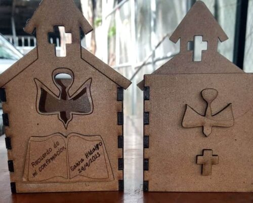 Caja decorativa "Iglesia"